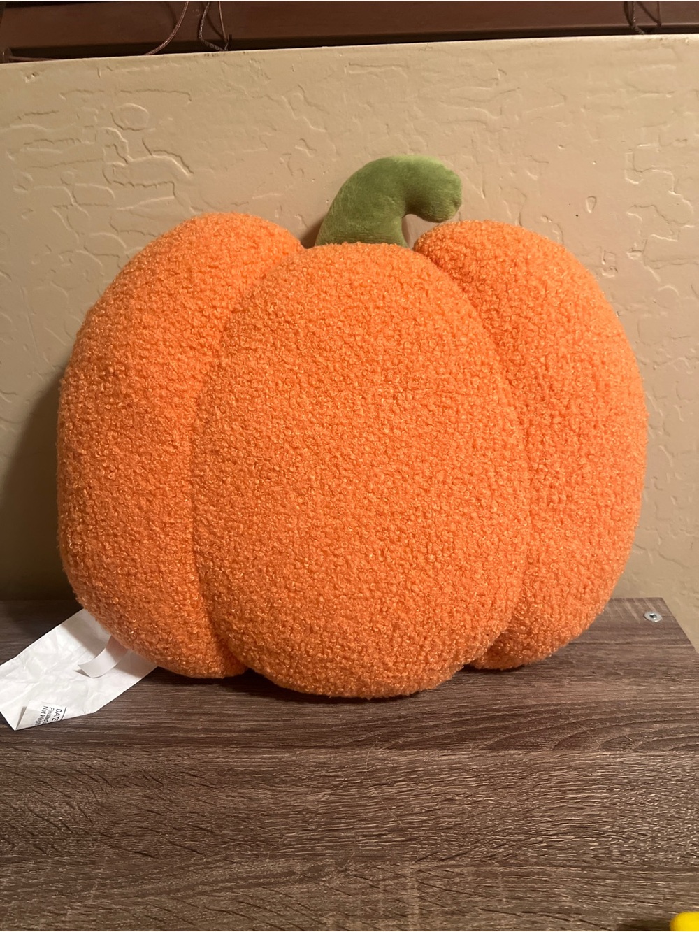 Target Bullseye Pumpkin Throw Pillow Halloween Fall Autumn Orange NWT